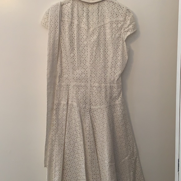 INC International Concepts White Lace Sheath Dress - Picture 3 of 3